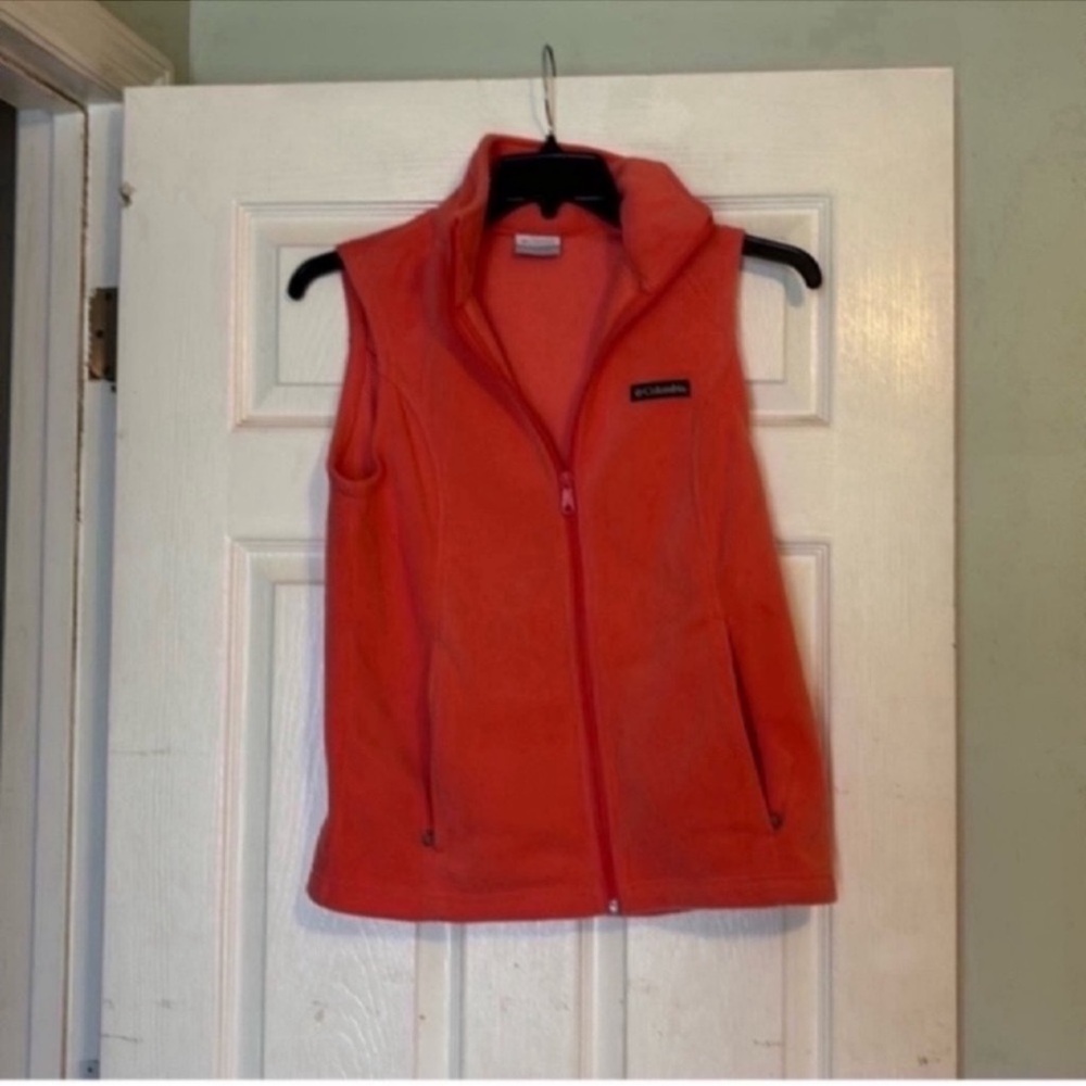 Columbia coral Fleece Vest for Outdoor Adventures